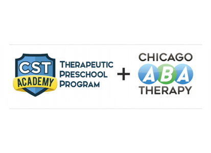 CST Academy logo, Chicago ABA Therapy logo